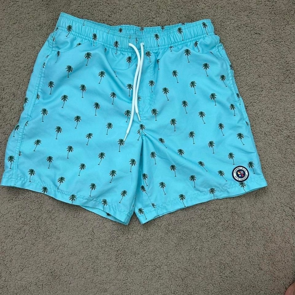 Vintage Newport blue swim‎ shorts Size M
